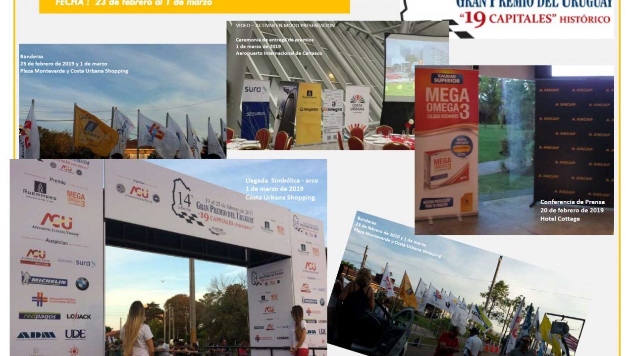 16 edición Gran premio del Uruguay «19 capitales»