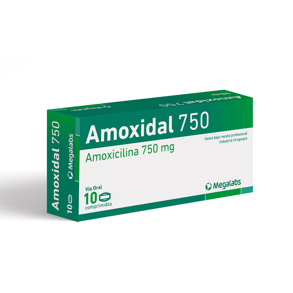 AMOXIDAL 750 mg. x 10 comprimidos