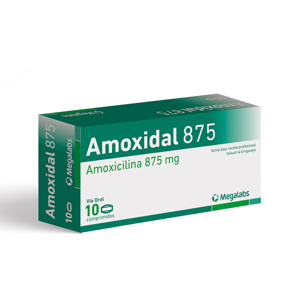 AMOXIDAL 875 mg. x 10 comprimidos