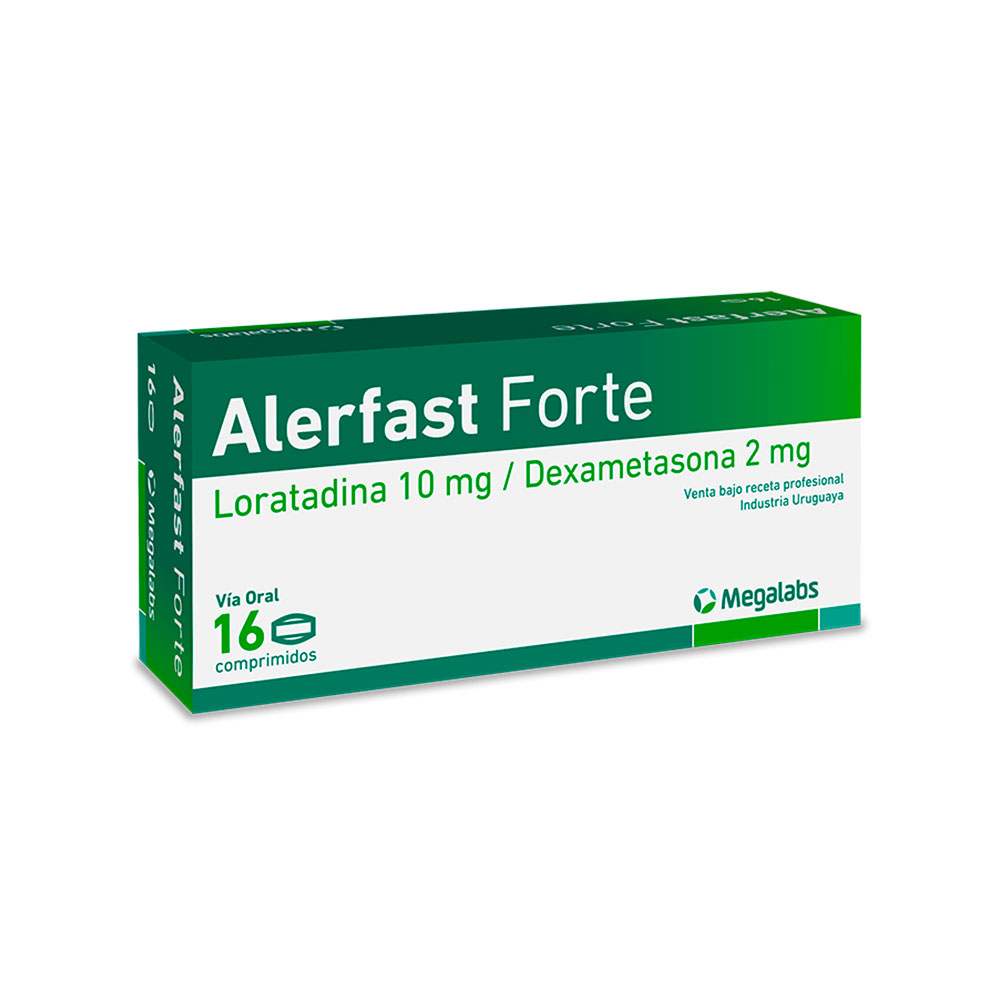 ALERFAST FORTE 10 + 2 mg. x 16 comprimidos