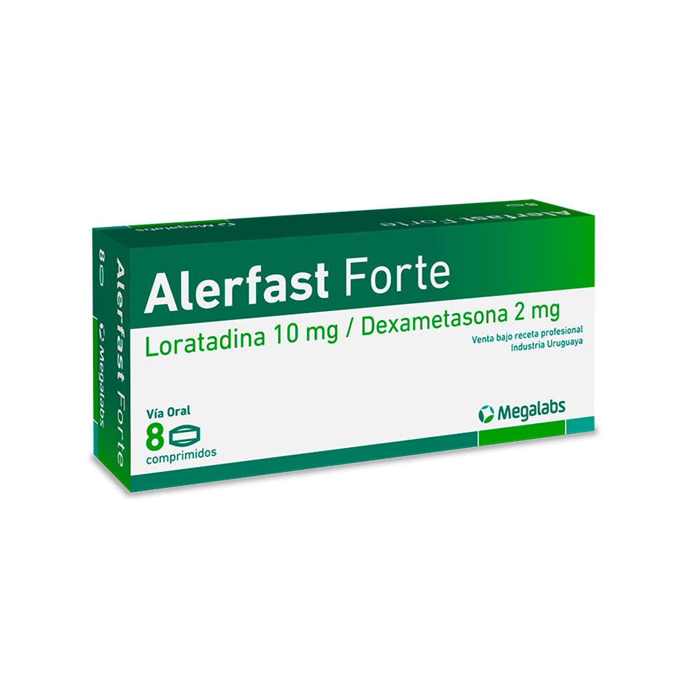 ALERFAST FORTE 10 + 2 mg. x 8 comprimidos