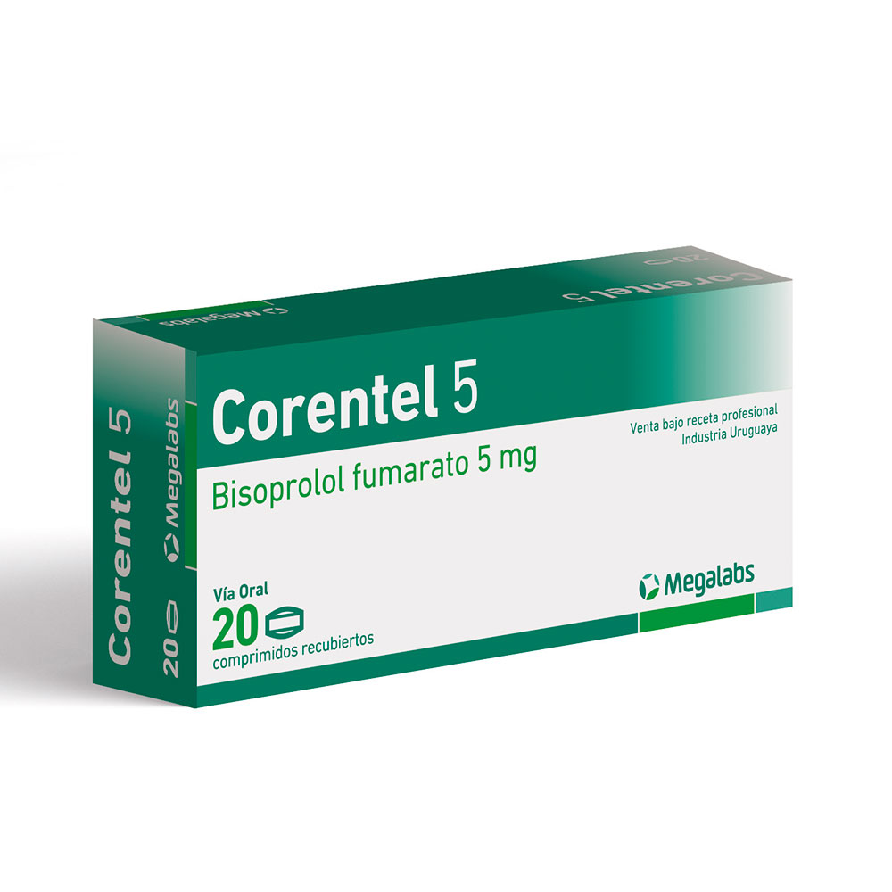 CORENTEL 5 mg. x 20 comprimidos