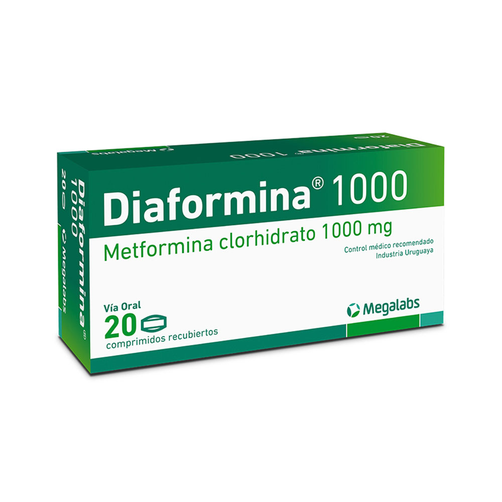 DIAFORMINA 1000 mg. x 20 comprimidos