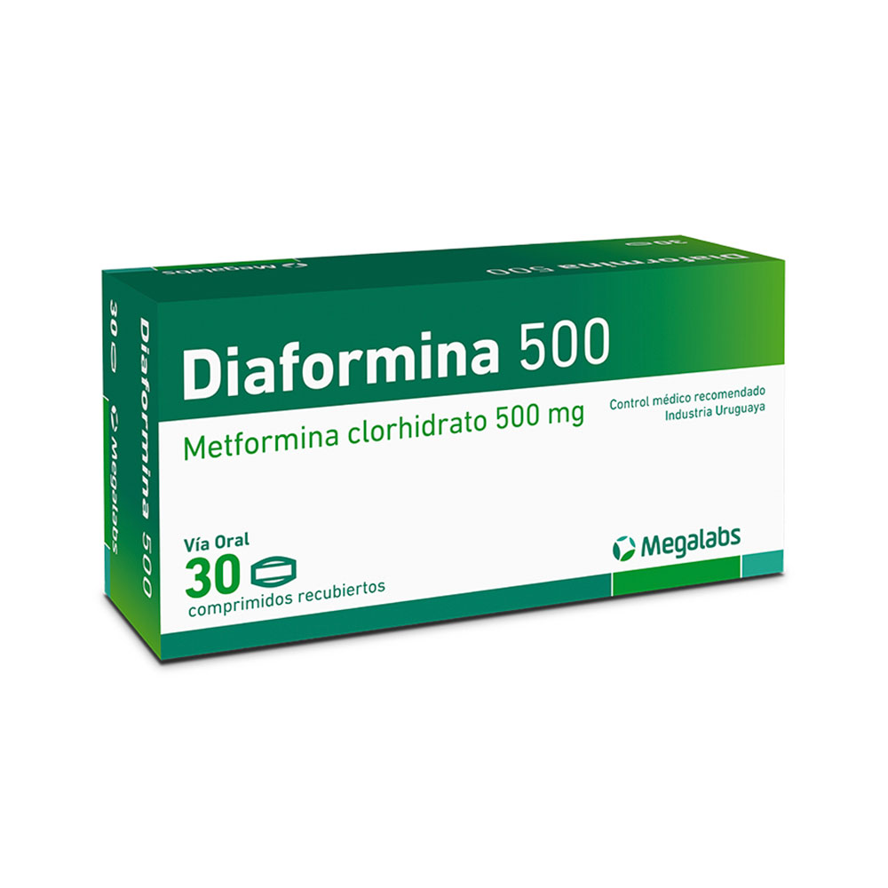 DIAFORMINA 500 mg. x 30 comprimidos