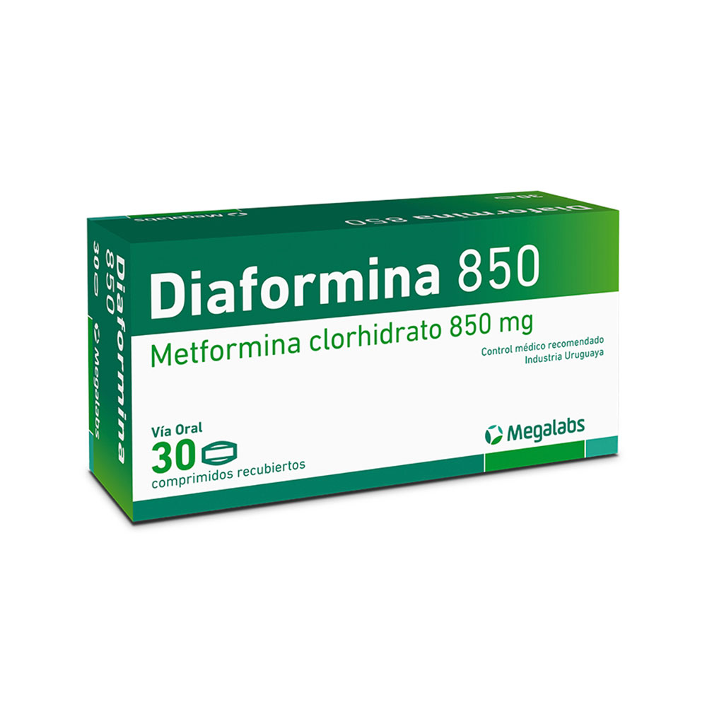 DIAFORMINA 850 mg. x 30 comprimidos