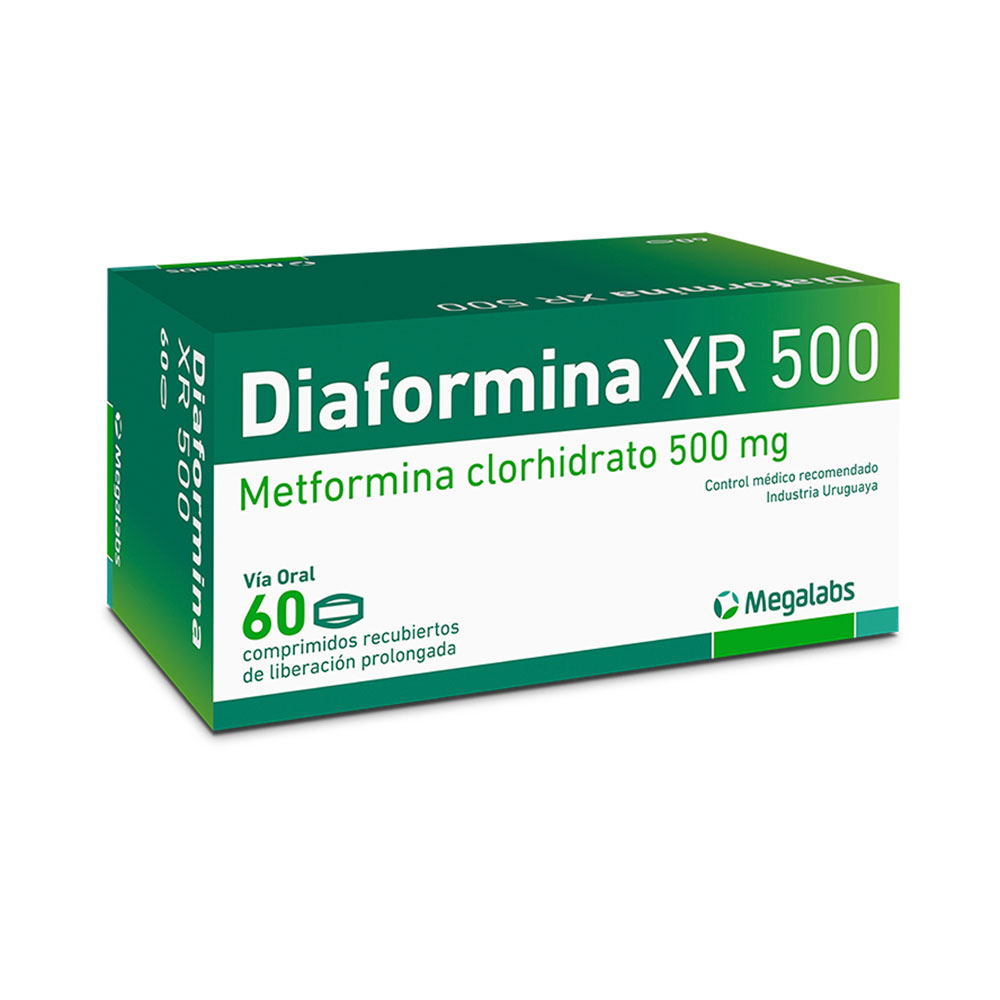DIAFORMINA XR 500 mg. x 60 comprimidos