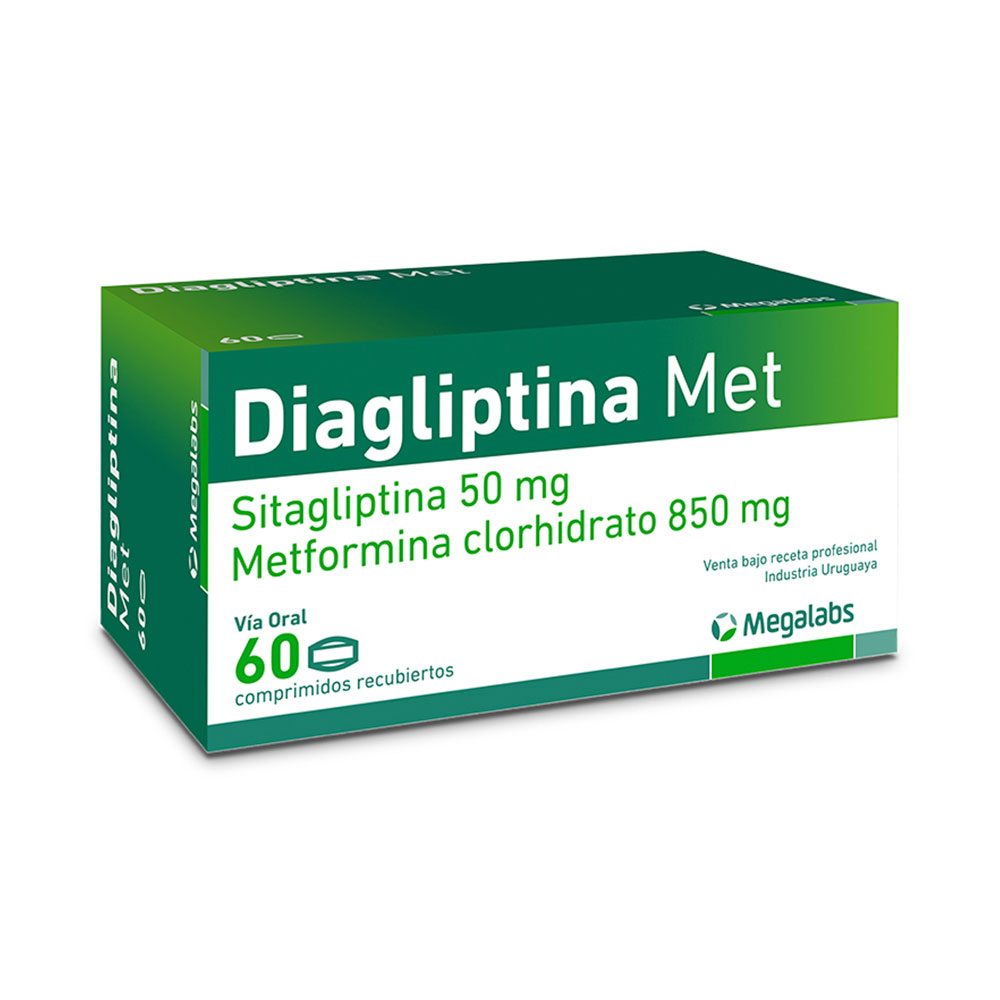 DIAGLIPTINA MET 50 / 850 mg. x 60 comprimidos