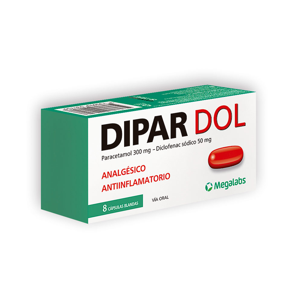 DIPAR DOL x 8 capsulas blandas