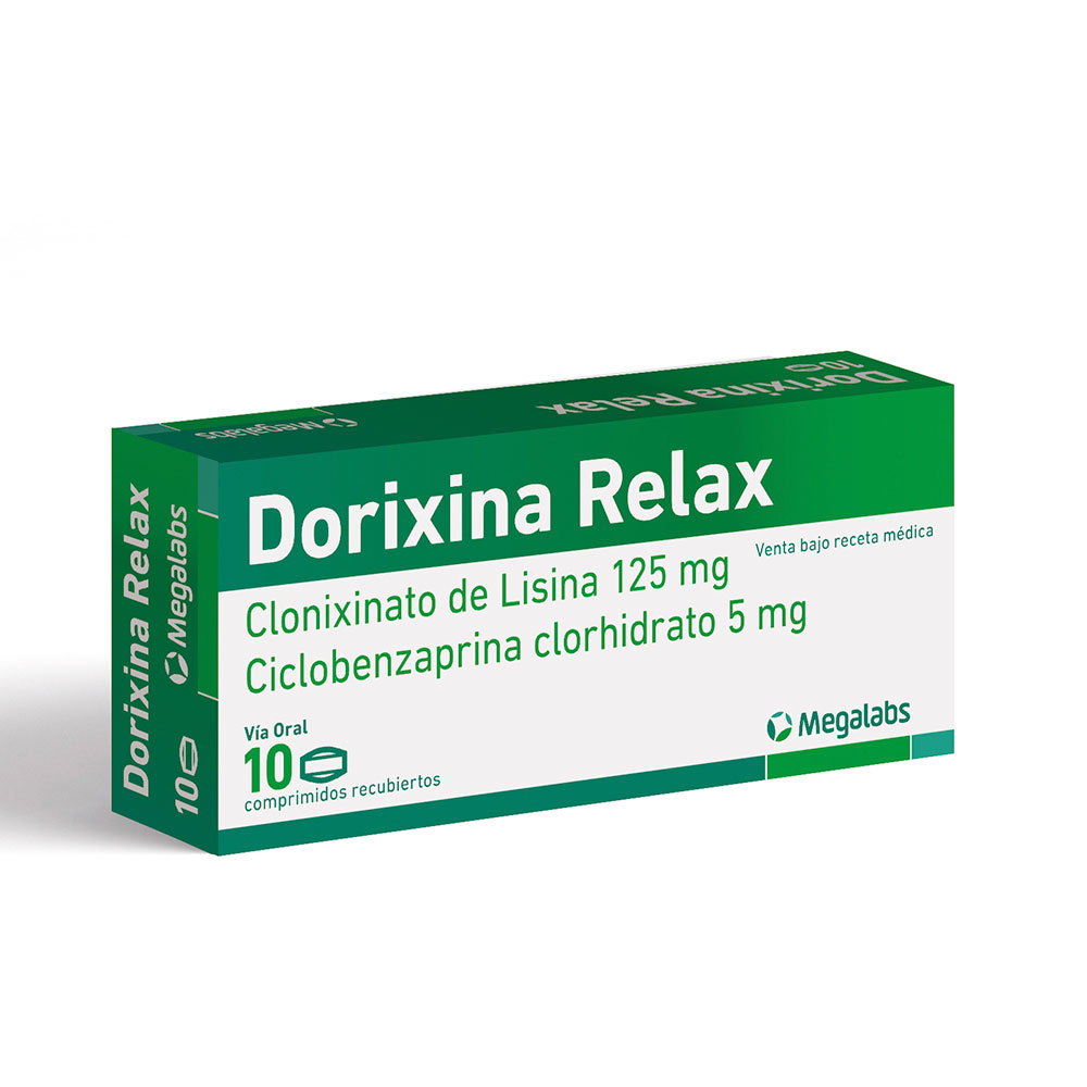 DORIXINA  RELAX 125+5 mg. x 10 comprimidos