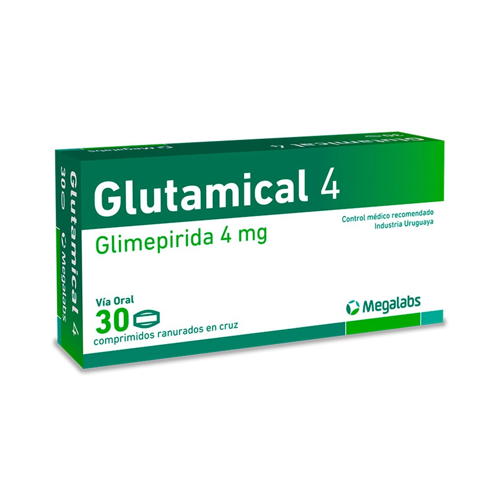 GLUTAMICAL 4 mg. x 30 comprimidos