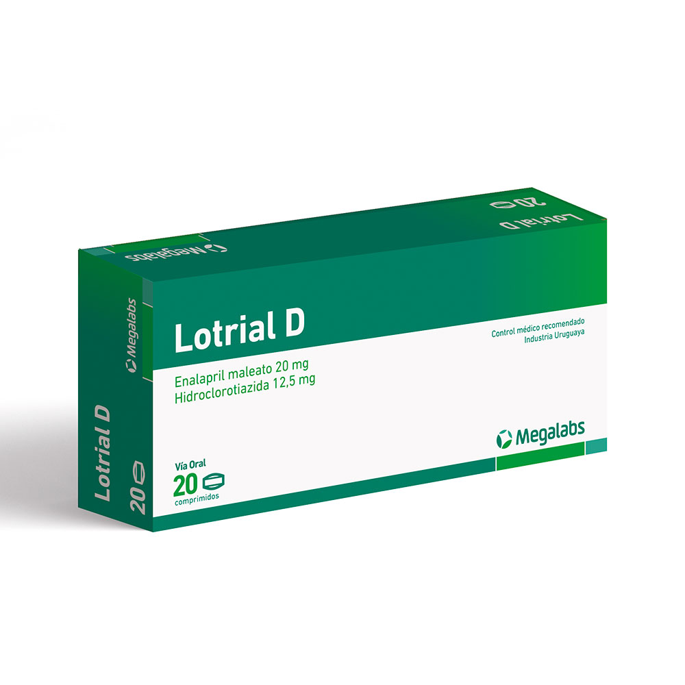 LOTRIAL D 20+12,5 mg. x 20 comprimidos