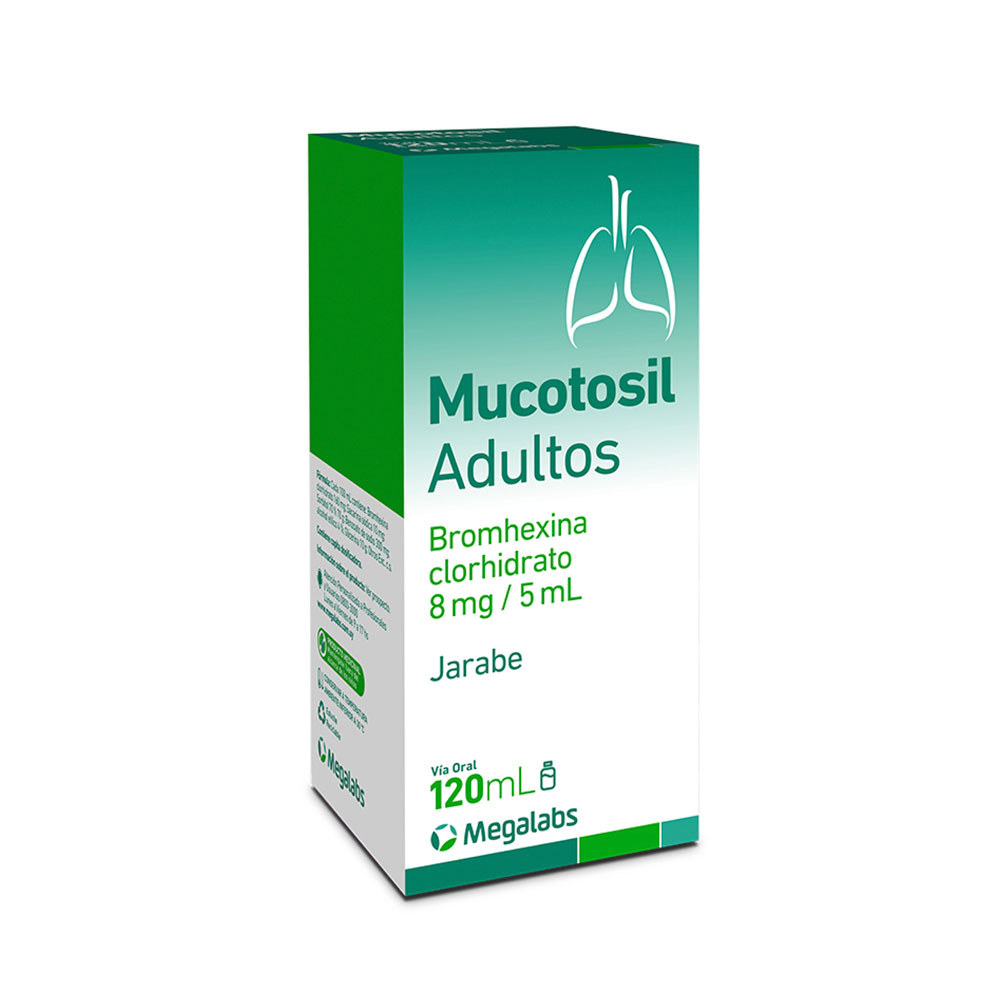 MUCOTOSIL ADULTOS Jarabe Frasco   x 120 ml.