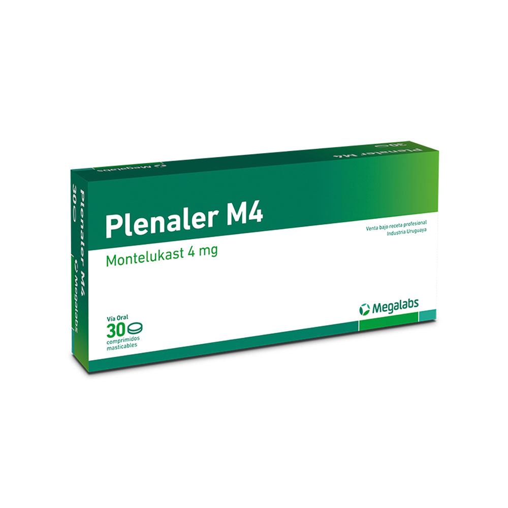 PLENALER MASTICABLE 4 mg. x 30 comprimidos