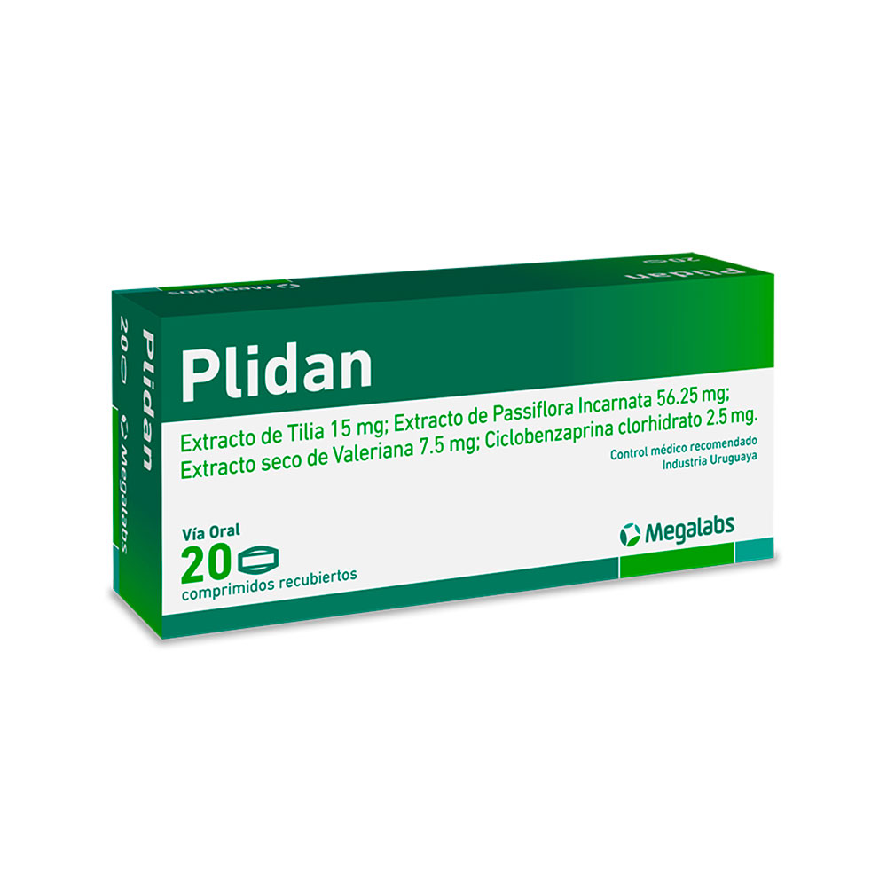 PLIDAN x 20 comprimidos