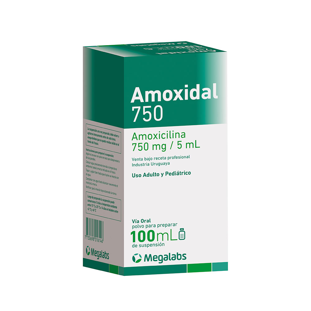 Amoxidal SA 750 mg x 100 ml.
